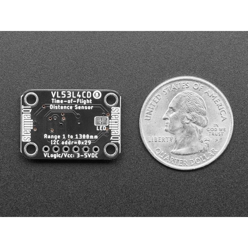 Adafruit VL53L4CD Time of Flight Distance Sensor, 1-1300 mm