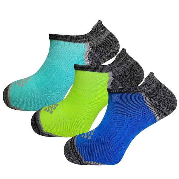 True Energy Women's No Show Tab Running Socks with Infrared
