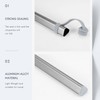 Niejgay Chopsticks Storage Tube Aluminium Alloy Box Case for Chopsticks