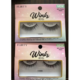 ARDELL LASHES WINKS FLIRTY  -bossy  2pack
