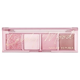 Nature Republic Daily Basic 4-Color Palette, 3 Cool Pink, 1 Piece / 네이처리퍼블릭 데일리 베이직 4구 팔레트, 3쿨핑크, 1개