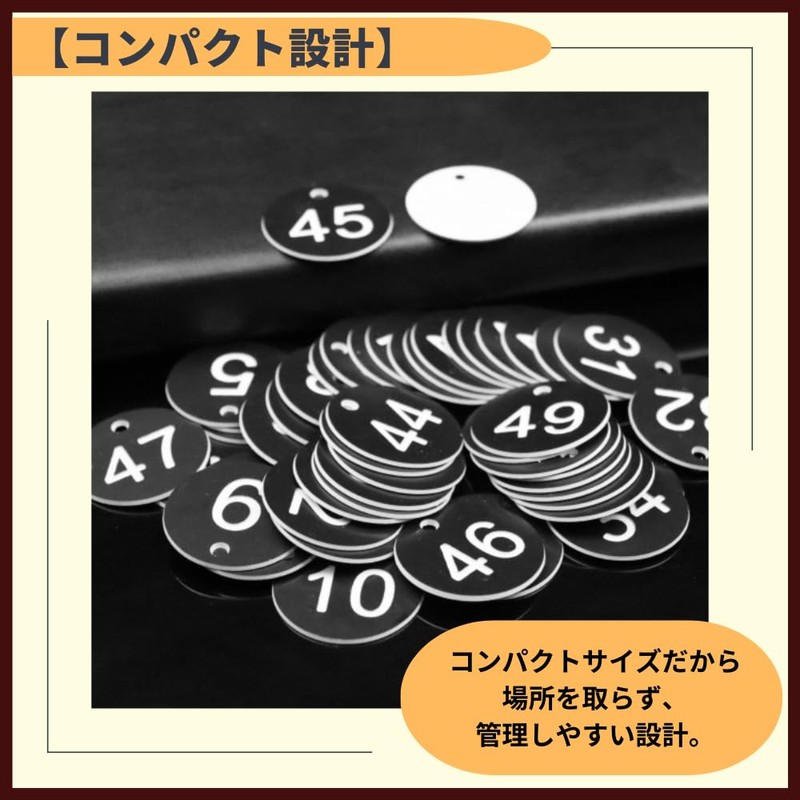 ideamall Plastic Cloak Number Tag Number Tag Locker 1-100