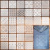 30Pcs Sashiko Stencil Quilting Stencils Wash Away for Crafts, Embroidery