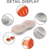 WWLUCKY Draining Egg Boiler for Microwave, Perfect Double Egg Poacher,