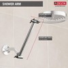 Delta Faucet 10-inch Adjustable Extension Shower Arm for Shower Heads,