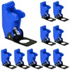 MKBKLLJY Pack of 10 12 mm/0.47 inch Mounting Hole Blue