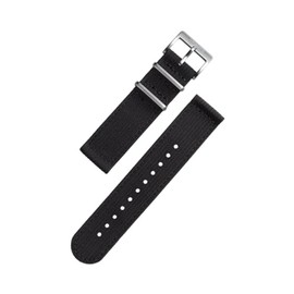 UNIMATIC Black Seatbelt 2pcs Nylon Steel Strap