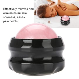 Massage Roller Ball, 8 cm Body Therapy Foot Hip Relaxer Stress Release Massager Tool for Home Office School Use (Pink)