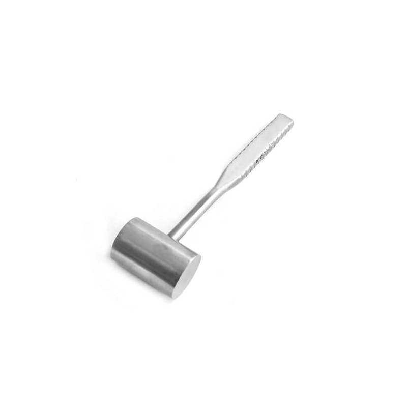 PRECISE CANADA: BONE MALLET STRAIGHT CUT HANDLE STAINLESS STEEL