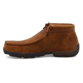 Twisted X Men's Work Chukka Driving Moc, Moc Toe Steel Toe, Peanut, 10.5 W