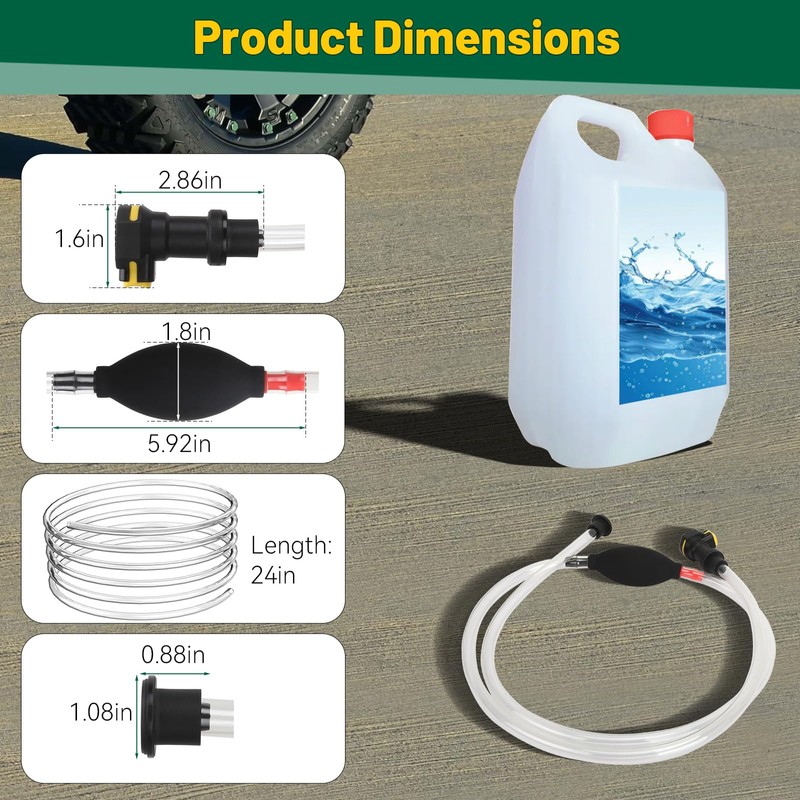 Micacia Golf Cart Water Filler for Trojan HydroLink Watering System,