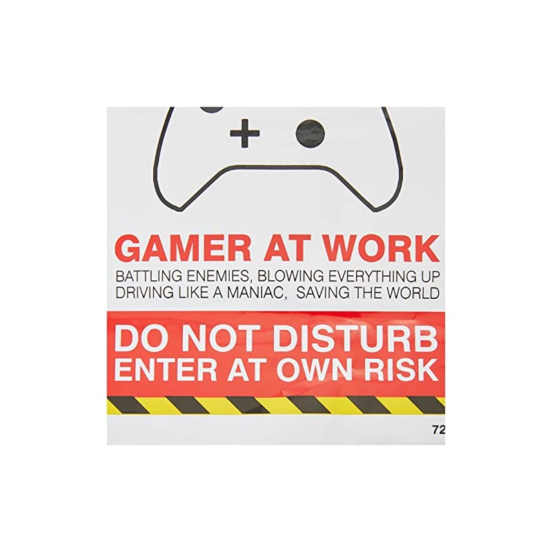Caledonia Signs Keep out, gamer at work, do not disturb