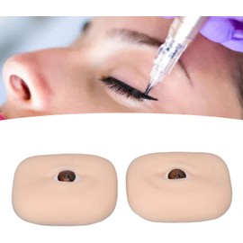1 par de Piel de Práctica de Tatuaje 3D Maquillaje de Ojos Semipermanente Silicona Piel Falsa Suministros de Microblading para Cejas
