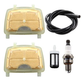 MCHNIC 2x Air Filter with Spark Plug Fuel Filter for STIHL MS171 MS181 MS211 MS 171 181 211 Chainsaw Parts # 1139 007 1800, 1139 1201 602