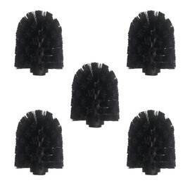 WAVEWO 5 x PP Toilet Brush Head Replacement for 6.5cm Diameter Toilet Brush Heads