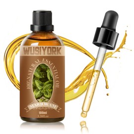 wusiyork wusiyork Marjoram Essential Oil 100ML - 100% Pure and Natural Therapeutic Grade Oils for Aromatherapy Diffuser - 3.4 Fl Oz/Marjoram