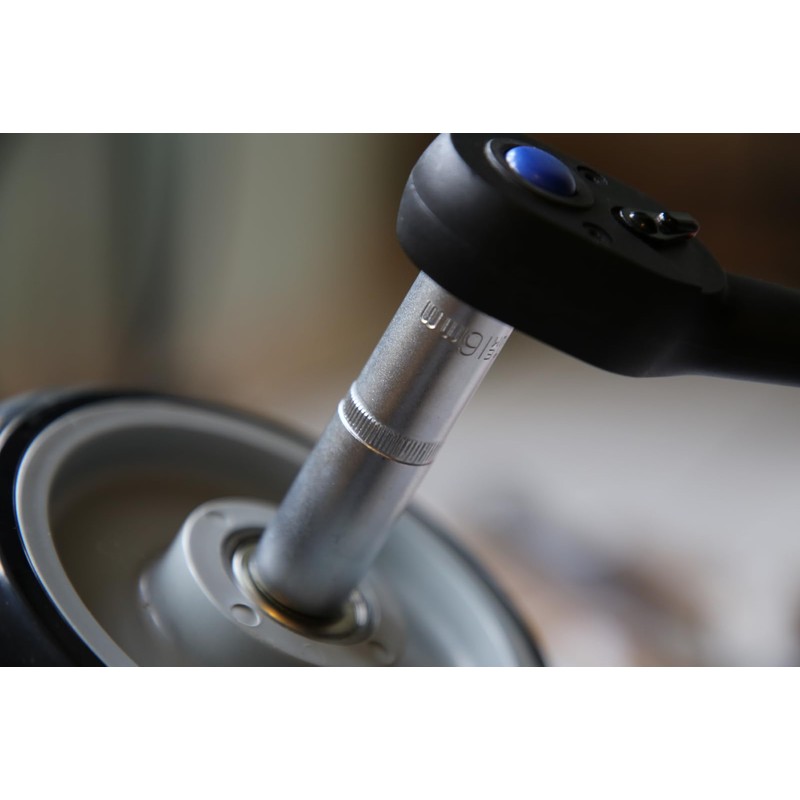 BRILLIANT TOOLS BT022826 1/2 Inch Hexagonal Socket, Long Design, 16