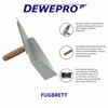 DEWEPRO Grout board with butt joint opening and removable beech