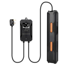 hygger hygger Aquarium Heater, 500W Fish Tank Heater with Intelligent LCD Digital Display Thermostat Controller, for 250-343L Freshwater Saltwater Tank