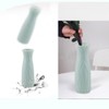Reusable Plastic Flower Vase Imitation Ceramic Decorative Container for Flower