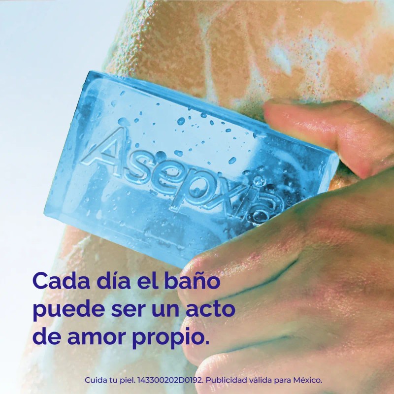 Pack x4 Jabón En Barra Asepxia Jabones Cara y Cuerpo