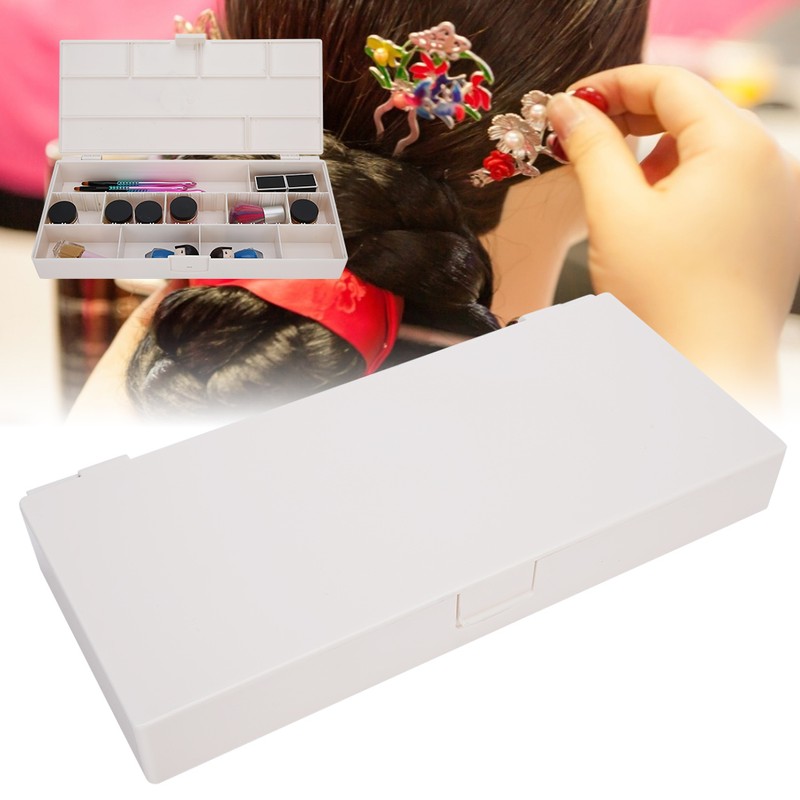 Rubber Bands Clip Storage Box Jewelry Earrings Organizer Hairdressing Tool