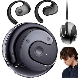 NTYUTIUT Auriculares Bluetooth,Audifonos Hyundai audifonos,Bluetooth 5.4, Estéreo Hi-Fi, Estuche De Carga Portátil con Cordón，Earphone Wireless Bluetooth con cancelación de Ruido.