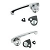 Performance PFM-938259 Exterior Door Handle, Left and Right, Metal Chrome,