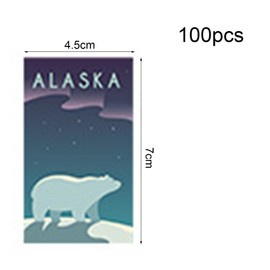 Fsahiuf World Travel Sticker Set, 100 Pieces, Vintage Style Travel Country Stickers for Suitcase, Laptop, Luggage, Suitcase Stickers, Travel Stickers