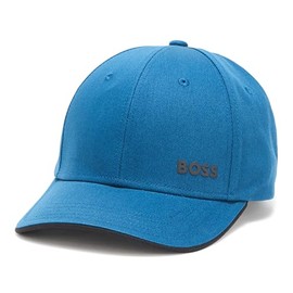 BOSS Bold Logo Cotton Twill Cap, Space Cadet Blue, One Size