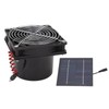 Solar Exhaust Fan Efficient Heat Dissipation Ventilation 50W Solar Panel