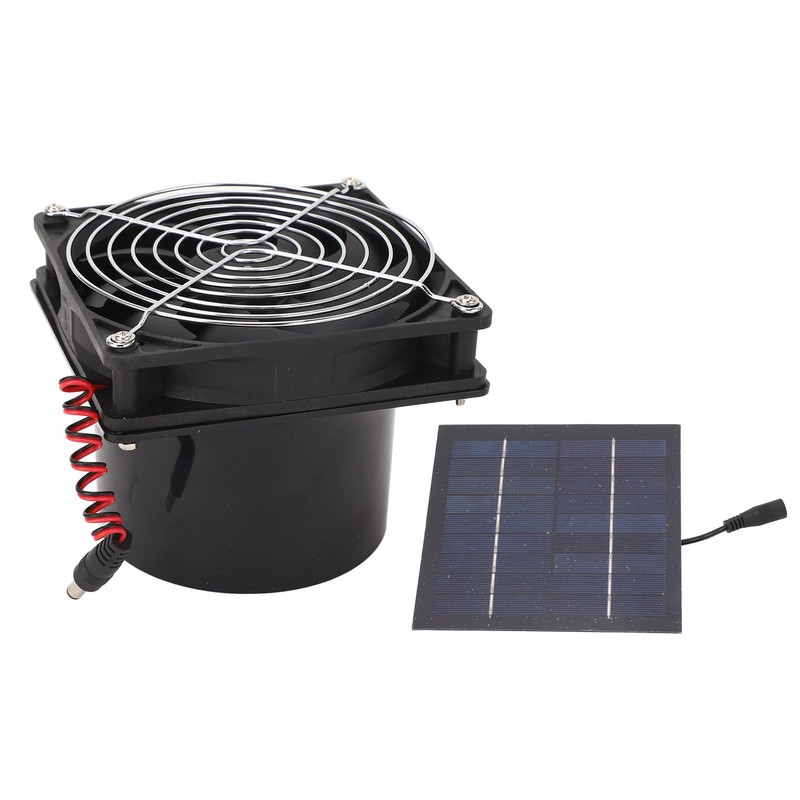 Solar Exhaust Fan Efficient Heat Dissipation Ventilation 50W Solar Panel