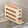 2 Pack 4-Tier Egg Holder for Fridge - Automatic Egg