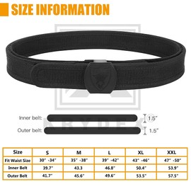 KRYDEX IPSC USPSA IDPA 3-Gun Competition Belt High Speed Shooting Belt Inner and Outer Belt