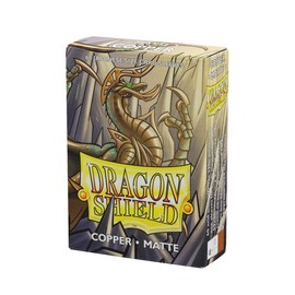 Dragon Shield | Japanese Size Card Matte Sleeves | 60 CT - Smooth & Tough Premium TCG Sleeves - Compatible with Yu-Gi-Oh, Naruto, Cardfight & Vanguard | Copper