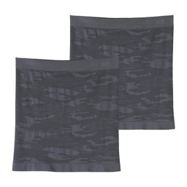 Gunze MK1001G Haramaki Stomach Wrap, Body Fit, Stretch, Unisex, Set of 2, charcoal gray
