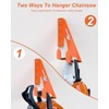 Chainsaw Holder -2 Pack- 180LB Heavy-Duty Alloy Steel Wall Mount