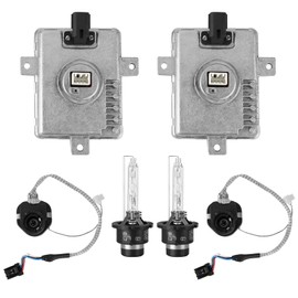 Vorally 2 piezas X6T02971 X6T02981 W3T15671 xenón HID balasto con encendedor y foco D2S reemplazo W3T10471 W3T11371,33119-S0K-A10 33109-S0K-A02 repuesto para Acura Honda Mazda X IIIIIII