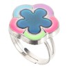 BESPORTBLE 5pcs Adjustable Flower Design for Women Color Changing Finger