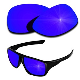 Polarized Replacement Lenses for Oakley Dispatch 2 Sunglasses - Multiple Colors, Purple Violet Mirrored Coating, 0