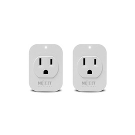 Nexxt Solutions Nexxt Smart Plug Home WIFI Outlet 2 PACK- Compatible con Google y Alexa-Voice Control programable