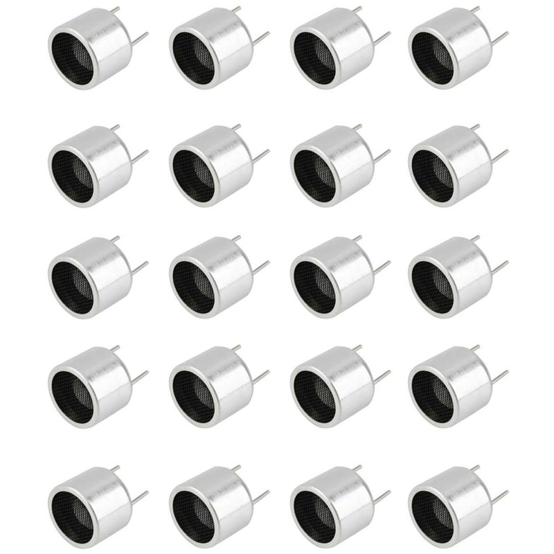 hiBCTR 20PCS TCT40-16R/T 16mm Split Ultrasonic Sensor Probe Kit -