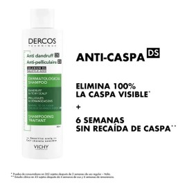 2pc Vichy Shampoo Dercos Anticaspa 200 Ml Cabello Normal