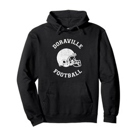 Doraville Football Distressed 1980's Retro P.E.Dept Style Pullover Hoodie