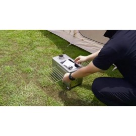 NAIZEA 83" Tent Stove Portable Camping Wood Stove Burning Stove &7 Chimney Pipes