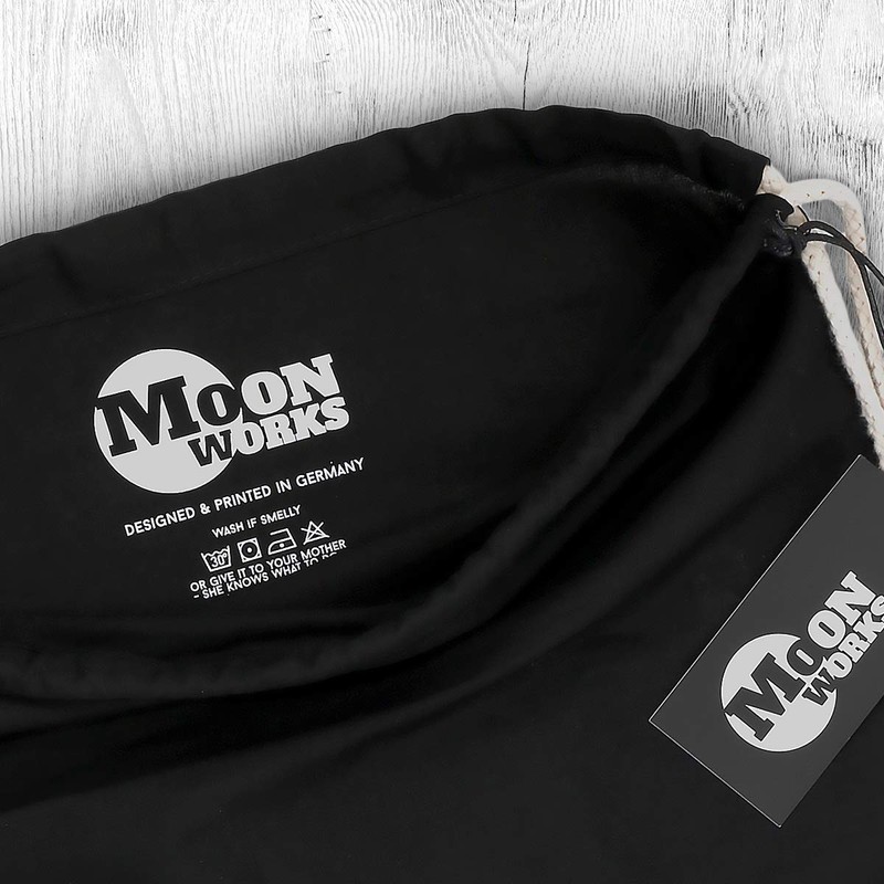 MoonWorks® Gym Bag with Saying I Saw That- Karma Funny