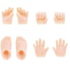 Obitsu Seisakusho 11AC-D03MN Hand and Foot (Left and Right) Set,