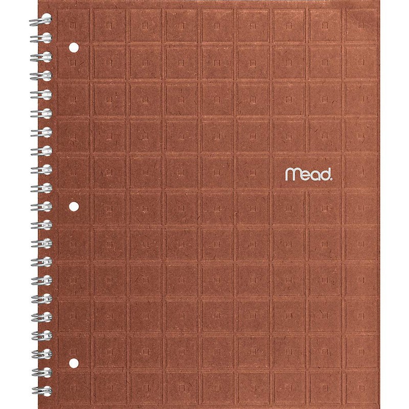 Mead Recycled 1-Subject Notebook, College Ruled, 11 x 8.5 Inches,