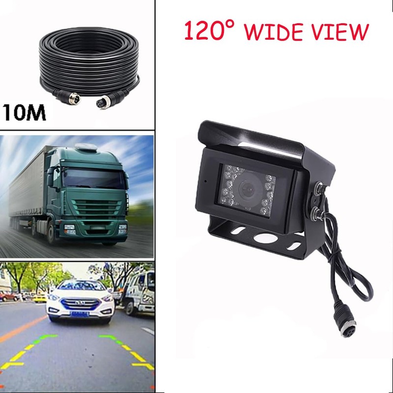 Camecho 12V-24V 4 Pins 18 LEDs IR Night Vision Waterproof