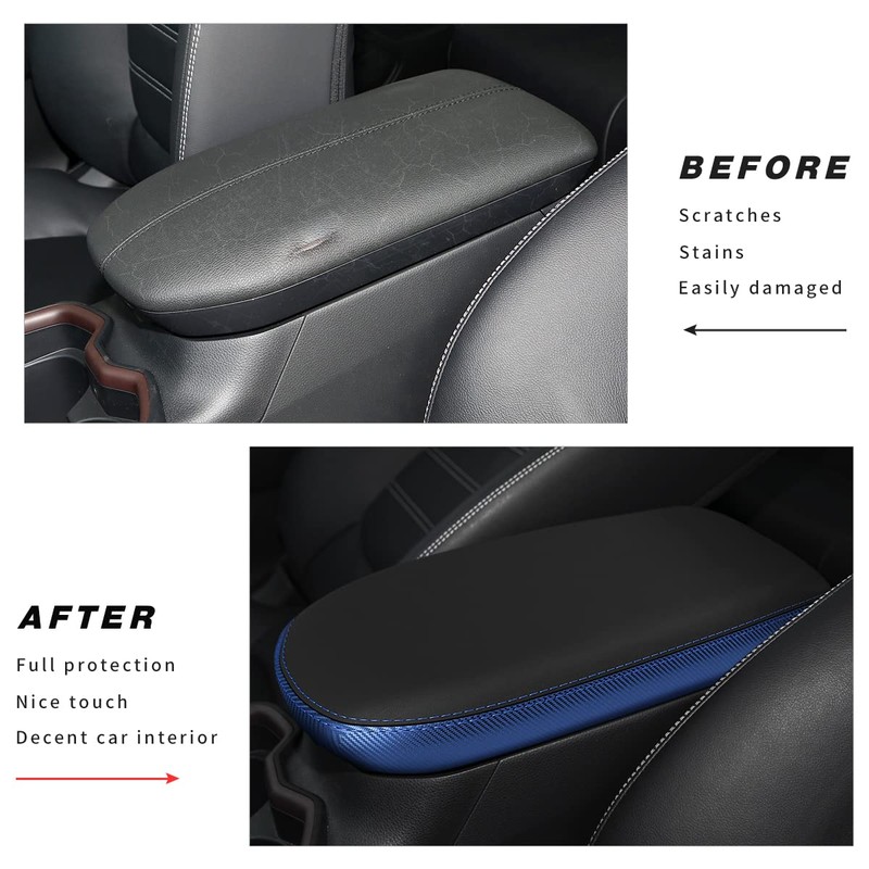 INTGET INTGET Center Console Armrest Cover for Toyota RAV4 Accessories